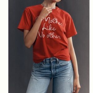 Anthropologie Original Retro Brand Red Graphic Tee - Women Tops